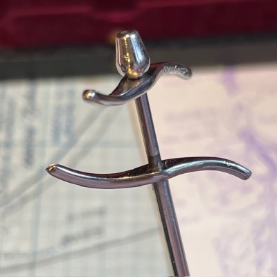 Needle - Dr. Léon Finelle's trocar in its case - Early 20th century