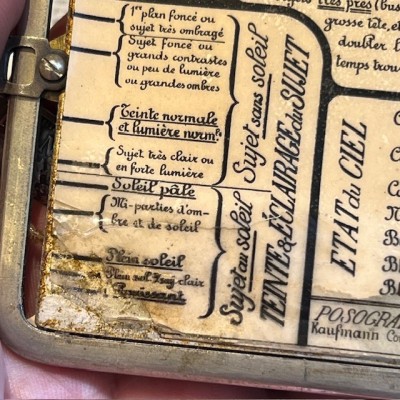 Kaufmann Posograph in case - For photography - 1921/1930