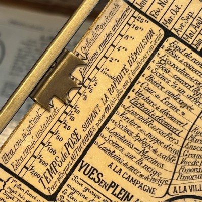 Posographe Kaufmann dans son étui - Pour photographie - Posemètre