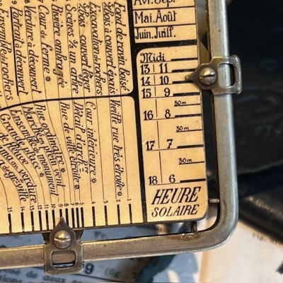 Posographe Kaufmann dans son étui - Pour photographie - Posemètre