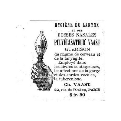 Pulvérisateur nasal Armand Vaast - Rhume du cerveau