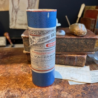 Lécithine VACHERON - Remède ancien - Boîte vide carton sans couvercle