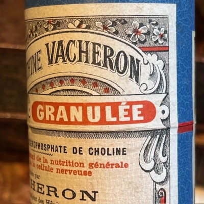 Lécithine VACHERON - Remède ancien - Boîte vide carton sans couvercle