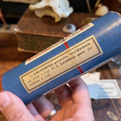 Lécithine VACHERON - Remède ancien - Boîte vide carton sans couvercle