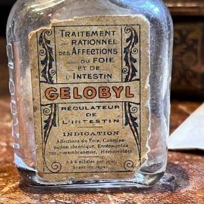Gelobyl - Antique pharmacy bottle - Apothecary