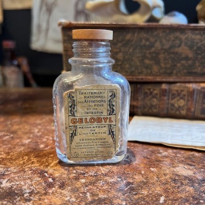 Gelobyl - Flacon ancien de pharmacie - Apothicaire