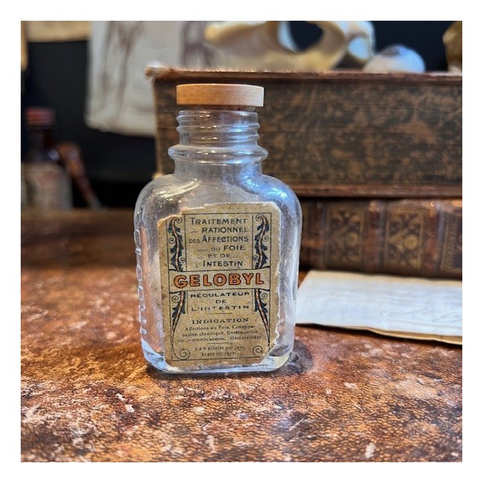 Gelobyl - Flacon ancien de pharmacie - Apothicaire