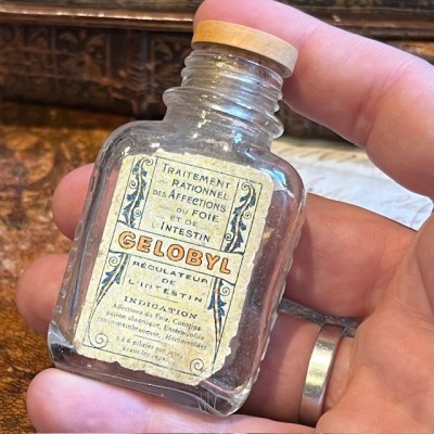 Gelobyl - Flacon ancien de pharmacie - Apothicaire