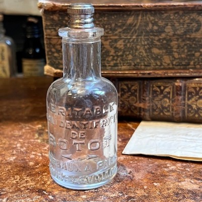 BOTOT toothpaste water - Antique pharmacy bottle - Apothecary