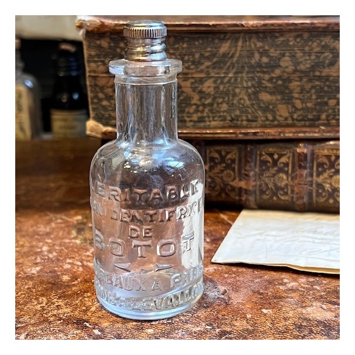 Eau dentifrice de Botot - Flacon ancien de pharmacie - Apothicaire Eau dentifrice de Botot - Flacon ancien de pharmacie - Apothicaire