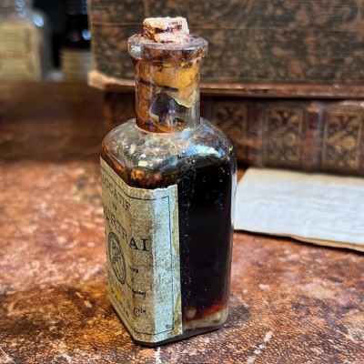 Siccatif de Courtrai - Flacon ancien de pharmacie - Apothicaire