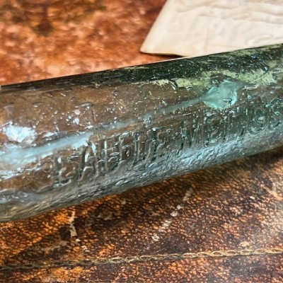 Eau des Carmes Déchaussées Boyer - Antique pharmacy bottle -Apothecary