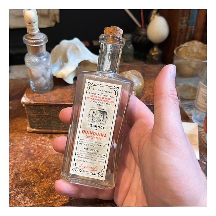 Quinquina Essence - Marseille - Antique pharmacy bottle - Apothecary
