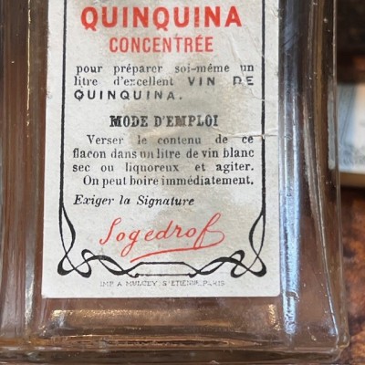 Quinquina Essence - Marseille - Antique pharmacy bottle - Apothecary