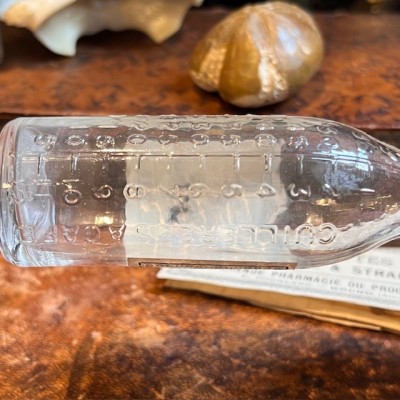 Elixir 173 - Antique pharmacy bottle - Apothecary