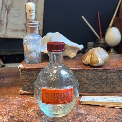 Poison - Antique pharmacy bottle - Apothecary