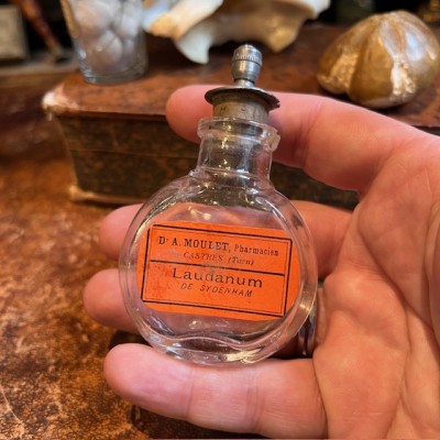 Laudanum - Tincture of Opium - Antique pharmacy bottle - Apothecary