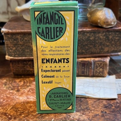 Infangyl Carlier - Antique pharmacy bottle - Apothecary