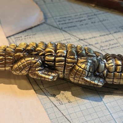 Marteau à réflexe - Marteau neurologique BAYER - Crocodile en laiton