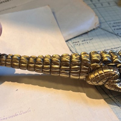 Reflex hammer - BAYER - Neurological hammer - Brass crocodile