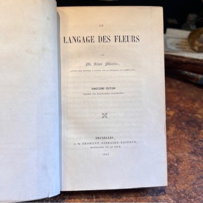 Langage des fleurs - 1848 - Symbolique des fleurs - Illustré