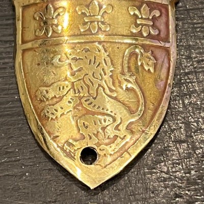 Génial - Bicycle license brass plate