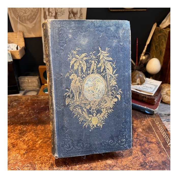 Oeuvres choisies de Buffon - 1855 - Couverture romantique - MAME