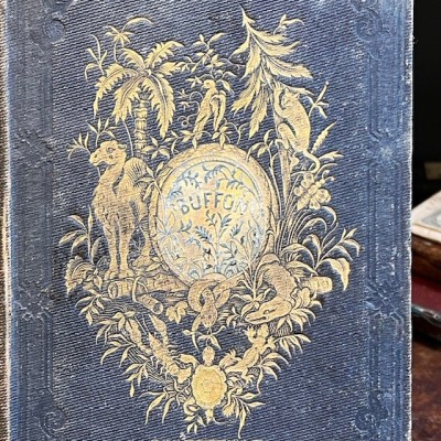 Oeuvres choisies de Buffon - 1855 - Couverture romantique - MAME