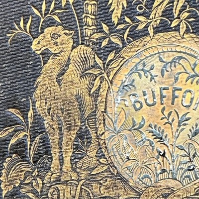 Oeuvres choisies de Buffon - 1855 - Couverture romantique - MAME