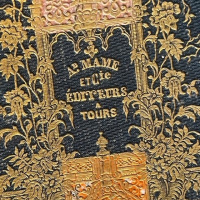 Oeuvres choisies de Buffon - 1855 - Couverture romantique - MAME