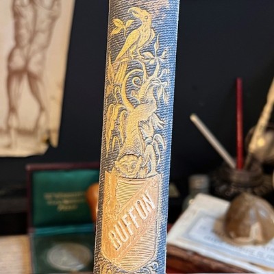 Oeuvres choisies de Buffon - 1855 - Couverture romantique - MAME