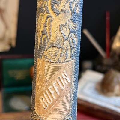 Oeuvres choisies de Buffon - 1855 - Couverture romantique - MAME