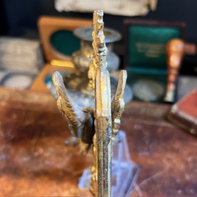 Bougeoir Chimère en bronze - XIXème siècle - Pour Piano