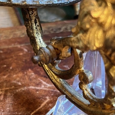Bougeoir Chimère en bronze - XIXème siècle - Pour Piano