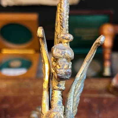 Bougeoir Chimère en bronze - XIXème siècle - Pour Piano