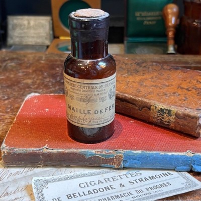 Limaille de fer - Flacon ancien de pharmacie - Apothicaire