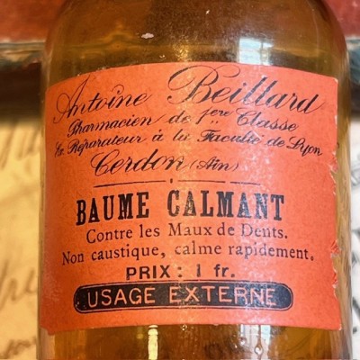Soothing balm - Antique pharmacy bottle - Apothecary