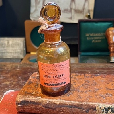 Soothing balm - Antique pharmacy bottle - Apothecary