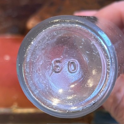 Flacon compte-goutte en verre blanc - Apothicaire - Pharmacie