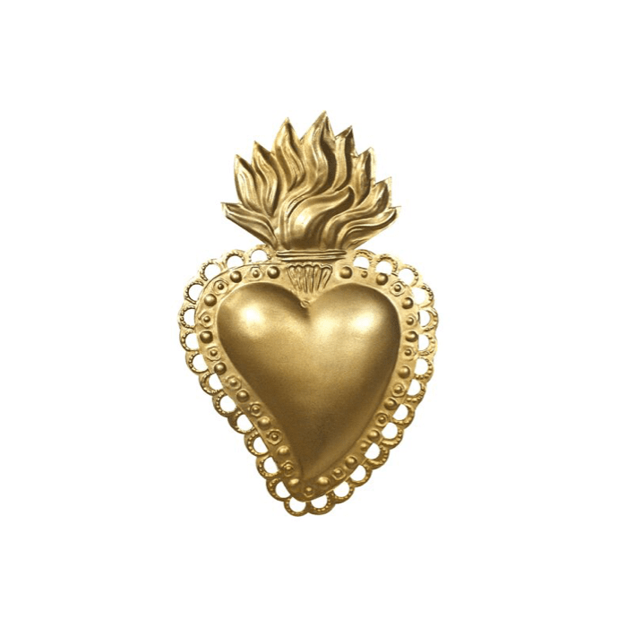 Ex-voto Doré - Modèle: Coeur sacré Eligia par Boncoeurs