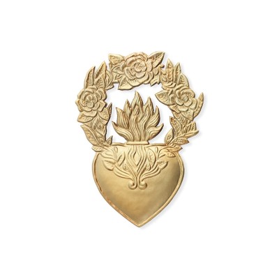 Golden Ex-voto - Model: Sacred Heart Maria - Sacred Art - by Boncoeurs
