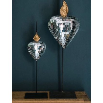 Heart Mirror Ball by Boncoeurs by Boncoeurs - Ex-voto