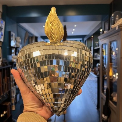 Heart Mirror Ball by Boncoeurs by Boncoeurs - Ex-voto
