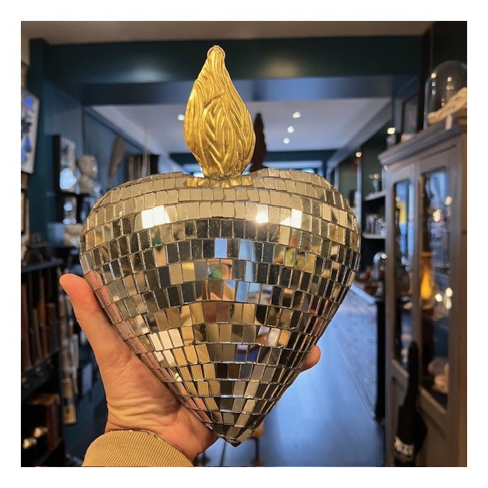 Heart Mirror Ball by Boncoeurs by Boncoeurs - Ex-voto