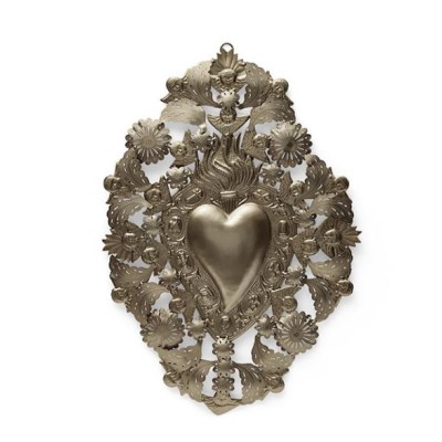 Silver Ex-voto - Model: Sacred Heart Majestic - Sacred Art - Boncoeurs