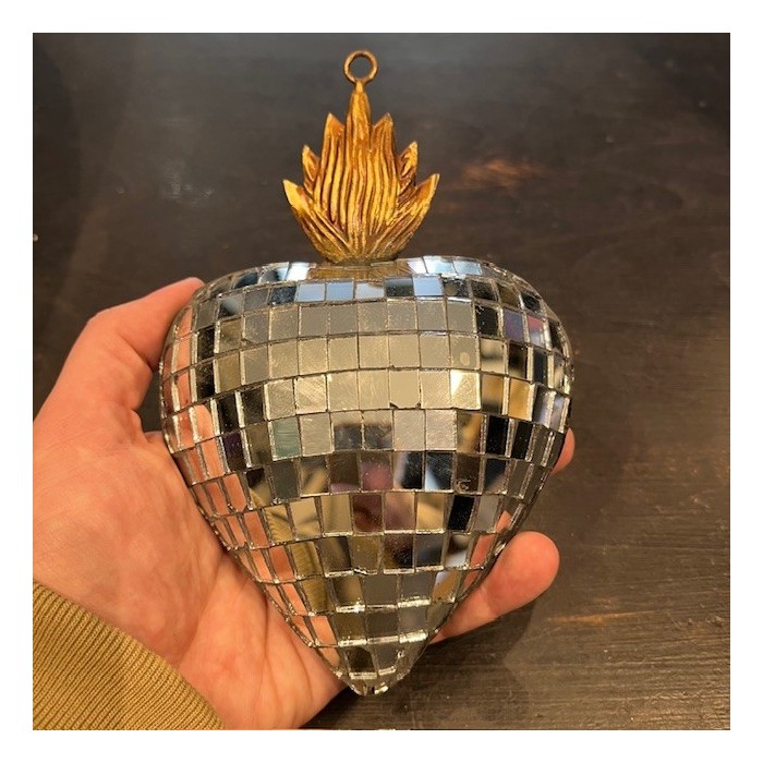 Boule à Facettes Coeur - Ex-voto - Par Boncoeurs