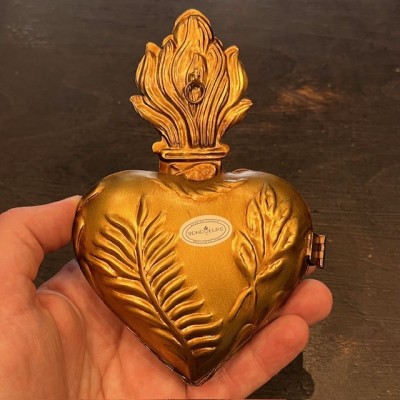 Golden Ex-voto Heart Box - Model: JUNGLE by Boncoeurs