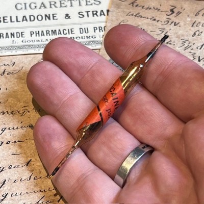 Ancienne ampoule de cocaïne - VIDE - Pharmacie - Apothicaire - Poison