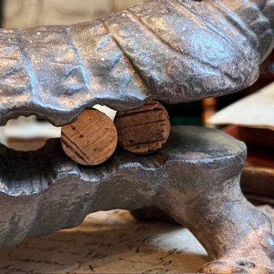 Armadillo - Pharmacy corkscrew in cast iron - XIXth century