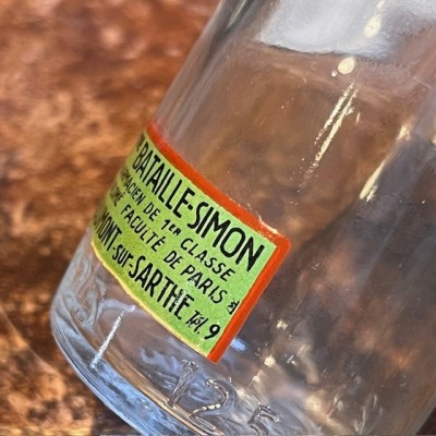 70% alcohol - Antique pharmacy bottle - Apothecary